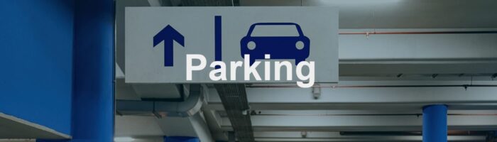 Parking full of cars in Nicosia, Cyprus